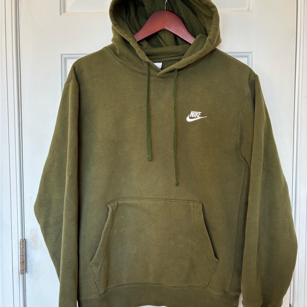 Nike Olive Green Hoodie Small